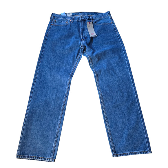 NWT, Levi's 505 Men’s Straight Leg Jeans, Size 38x32 - Picture 1 of 8